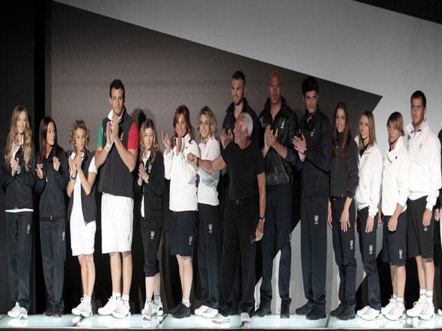 Italy vies for Olympic fashion medal with Armani suits