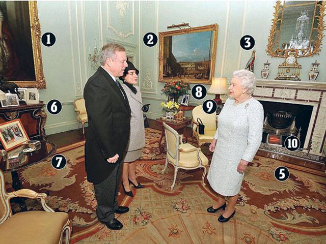 Inside the Buckingham Palace rooms