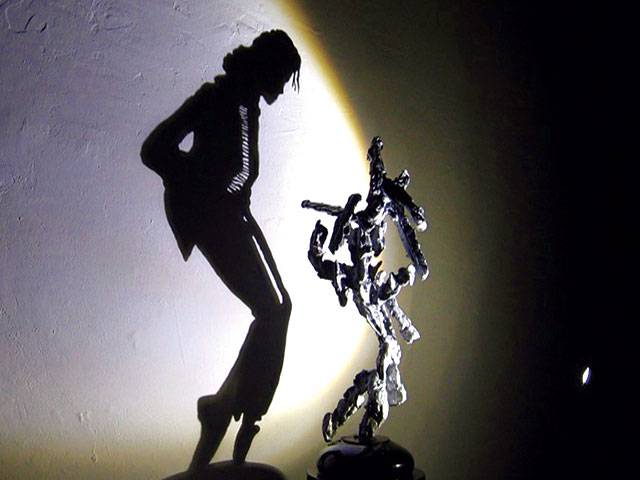 Shadow sculptures made from trash