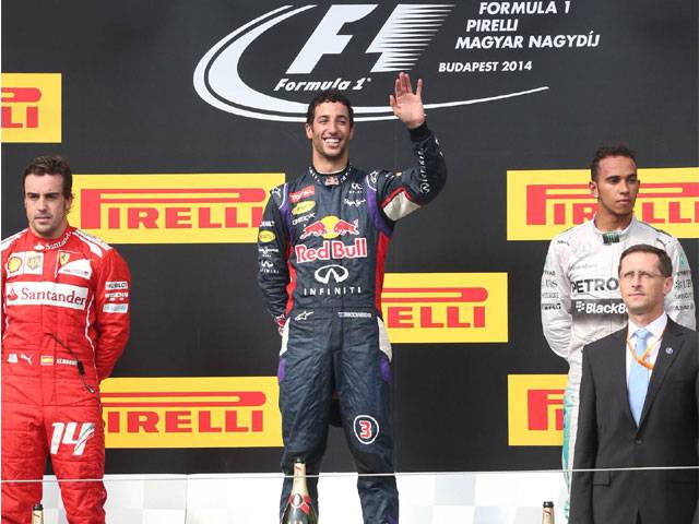 Ricciardo wins second Grand Prix in drenched Hungary