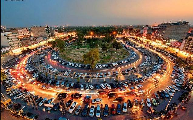 The image of Modern Lahore