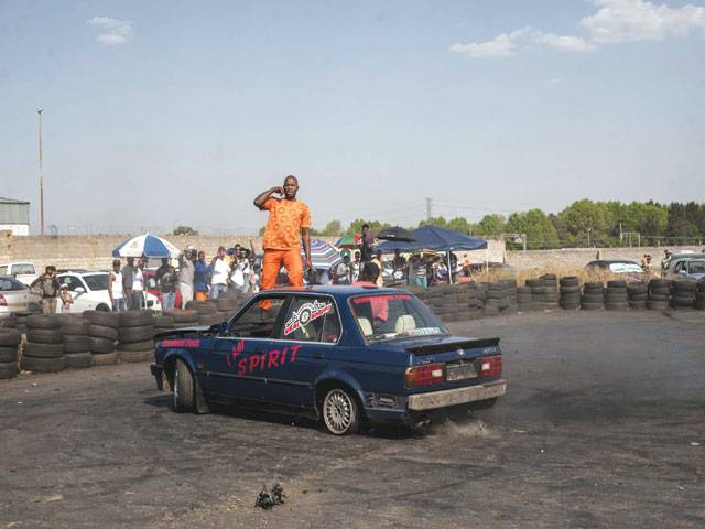 Gangster-style car stunts put South Africa in a spin