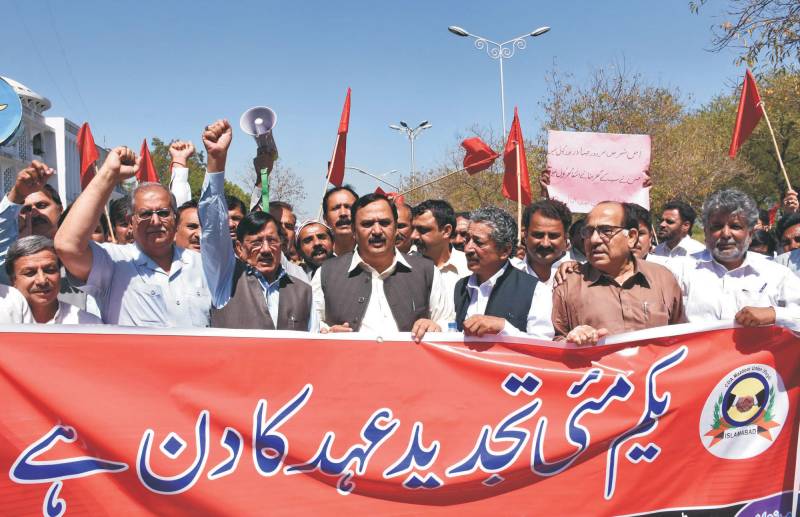 Rallies Mark Labour Day