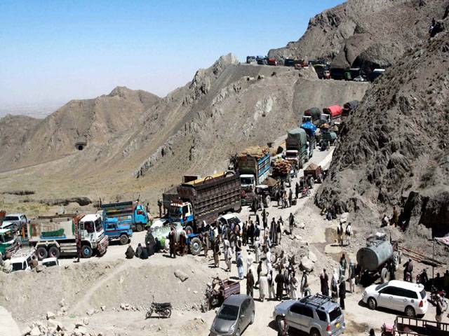 Quetta-Chaman Highway blocked1