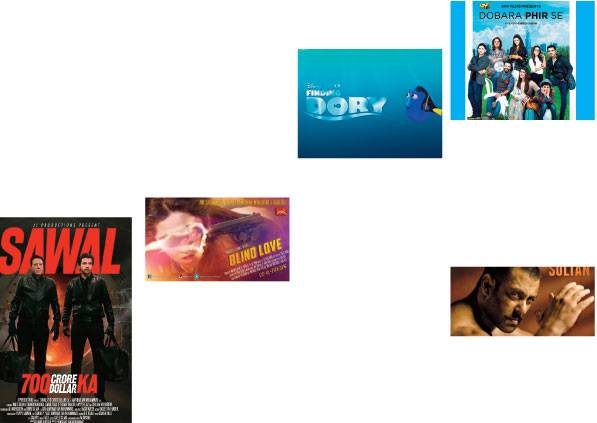 Movie attractions this Eid