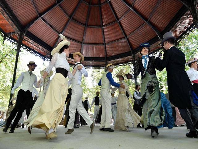 19th century clothes dance