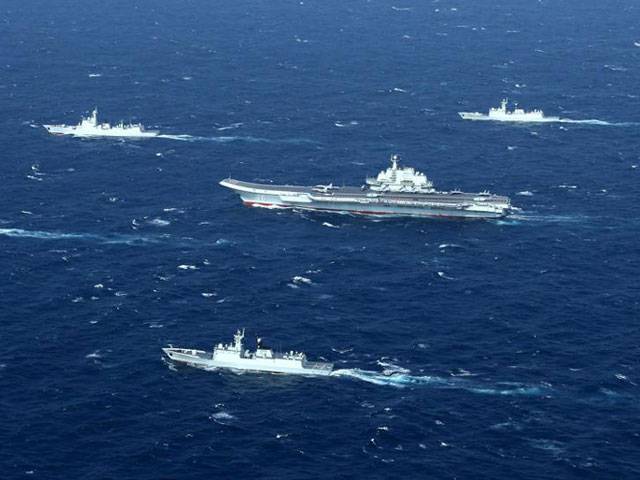 Japan, US navies drill in East China Sea