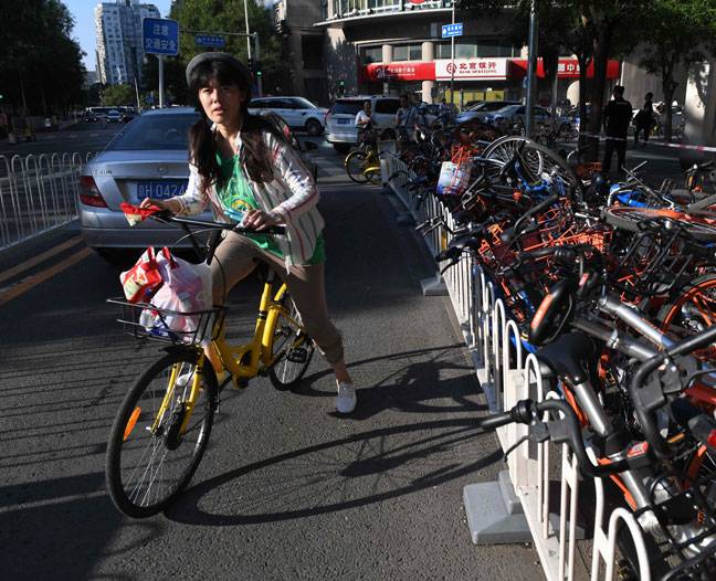 Shared bicycles in china