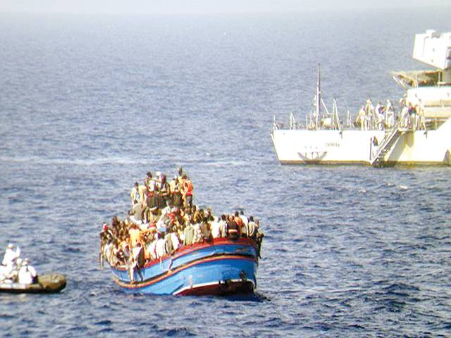 Anti Migrant Boat Follows Ngo Vessel Off Libya 