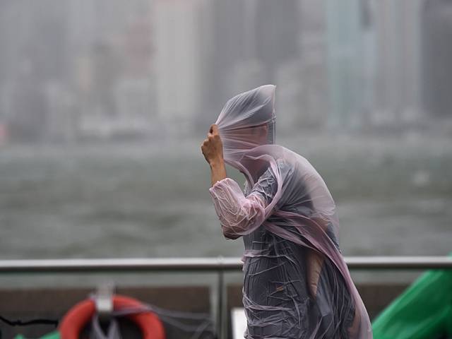 Hong Kong typhoon