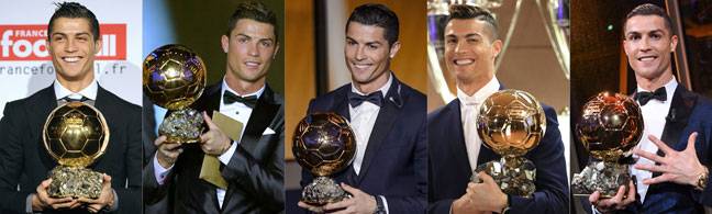 Cristiano Ronaldo Wins Fifth Ballon D Or Award