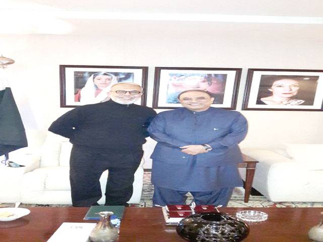 Grandson of B'pur last ruler meets Zardari 