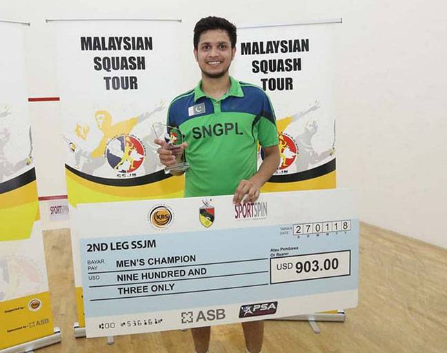 Asim wins squash title in Malaysia