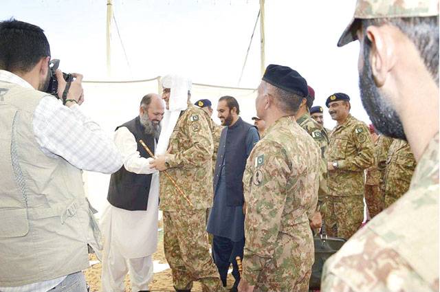 COAS opens work on Awaran cadet college