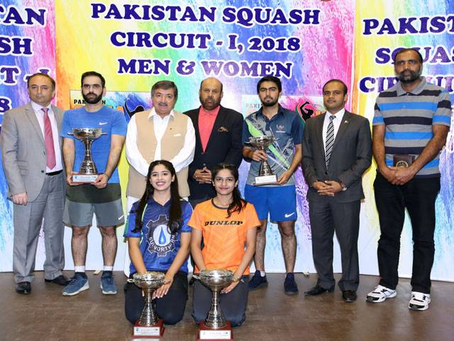 Farhan, Faiza win Circuit-I Squash