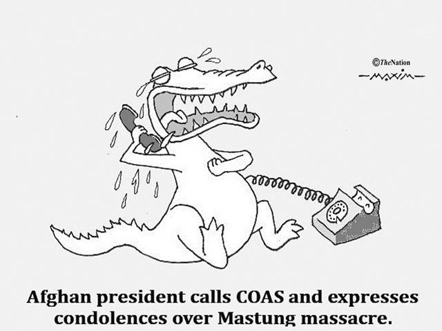 Afgharn president calls COAS and expresses condolences over Muastung massacre