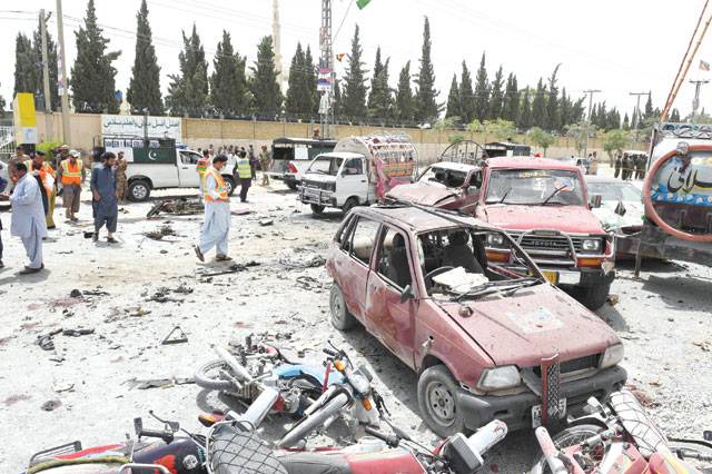 Quetta bleeds on Election Day