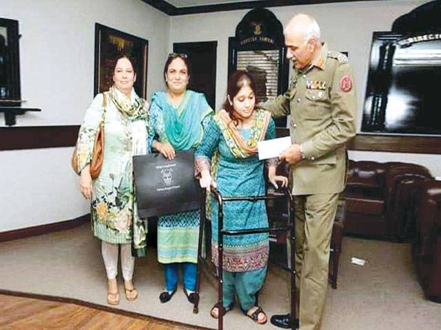 Army chief gives job to differently-abled voter 