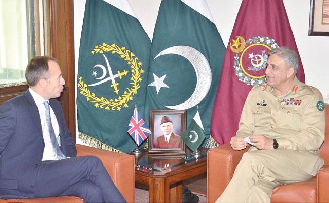 COAS, UK envoy discuss security situation