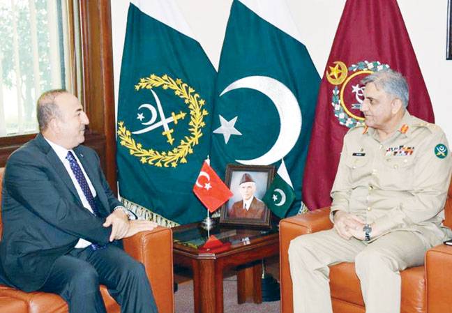 COAS, Turkish FM dicuss regional security