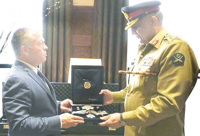 COAS awarded Jordan’s Order of Military Merit