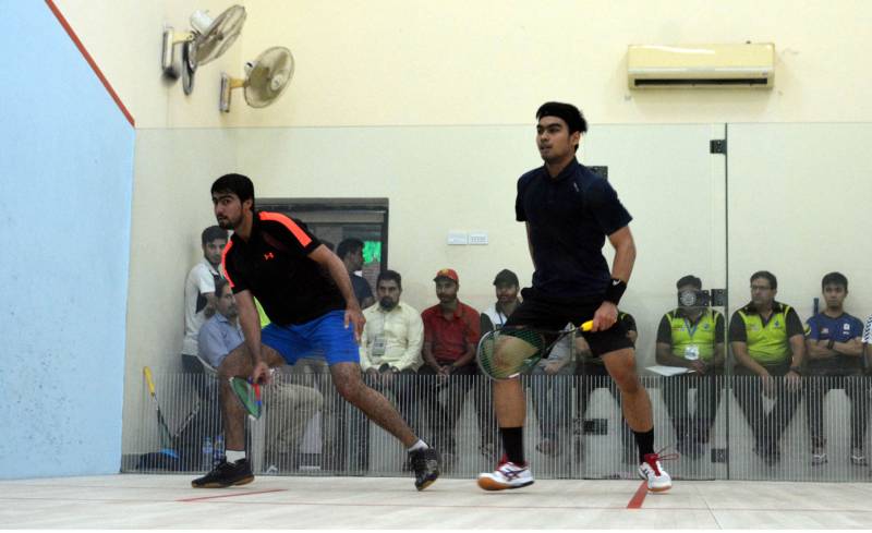 Pakistani players dominate FMC Int’l Men Squash second round