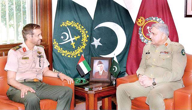 COAS, UAE commander discuss security, defence cooperation