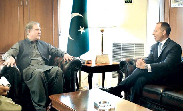 Qureshi satisfied with Pak-EU ties