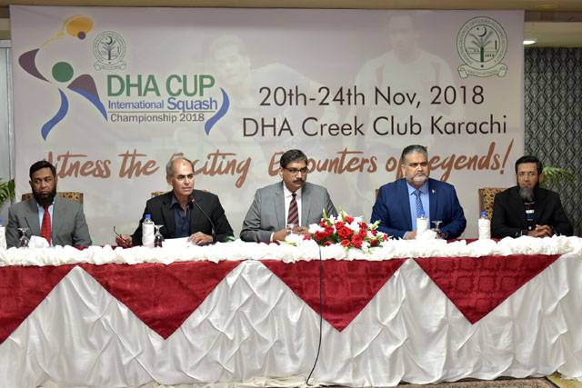 DHA Cup Int’l Squash from 20th at DACC