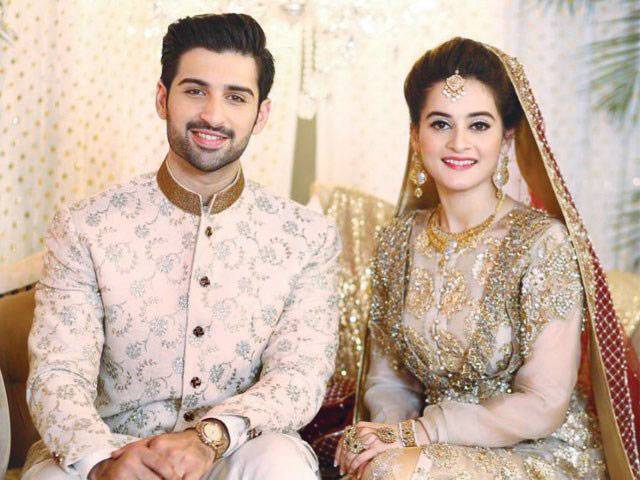 Aimen Khan, Muneeb Butt tie the knot