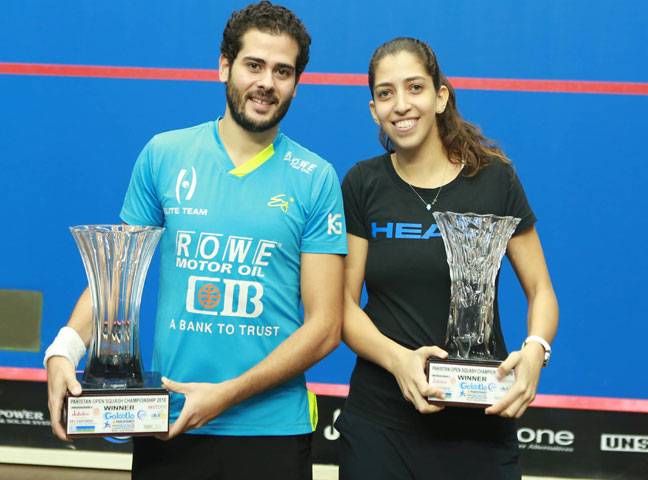 Egypt’s Gawad, Yathreb grab Pakistan Open Squash trophies