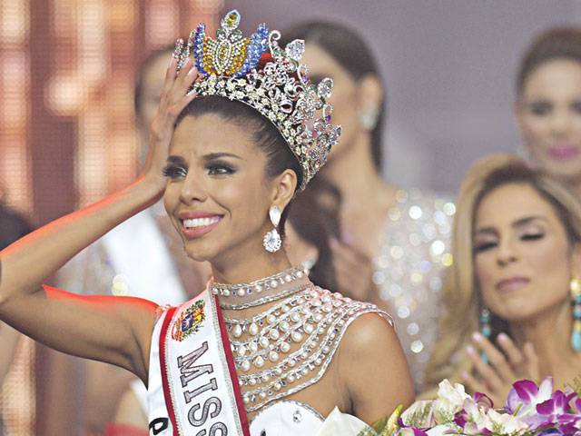 Beauty queen from slum is crowned Miss Venezuela