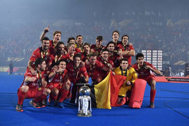 Belgium Lions lift Hockey World Cup