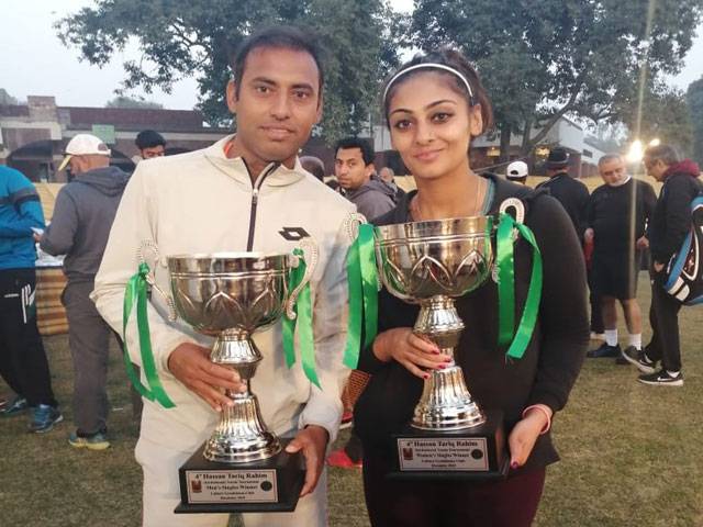 Ushna, Aqeel annex HTR Master Tennis singles titles