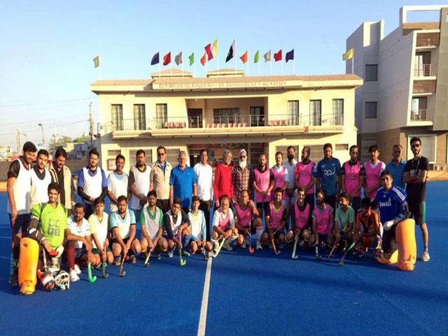 Hockey match played to mark Kashmir day