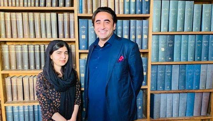 Malala meets Bilawal Bhutto at Oxford University