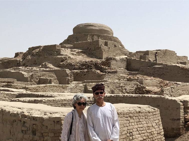 EU ambassador visits Sehwan Sharif, Mohenjodaro