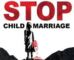 Protest against child marriage