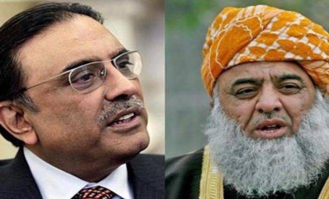 Zardari meets Fazl