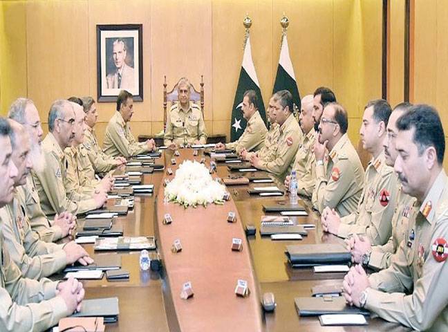 COAS briefs commanders on govt’s steps to revive economy