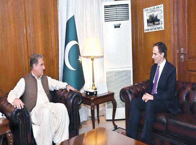 Pakistan optimistic about US ties, Qureshi tells Paul