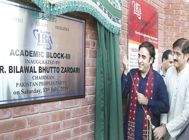 Pakistan needs many more institutions like IBA: Bilawal