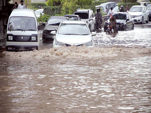 Heavy rain inundates Rawalpindi areas