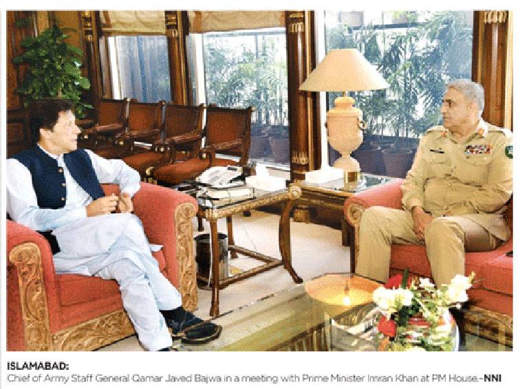 No point in talking to India, says Imran PM, COAS discuss Kashmir, security matters