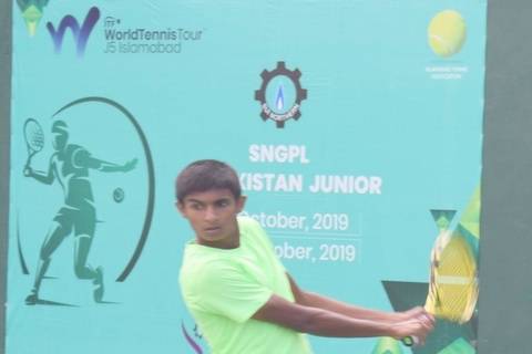 Shun outperforms Nauman in Pakistan Jr Ranking Tennis C’ship