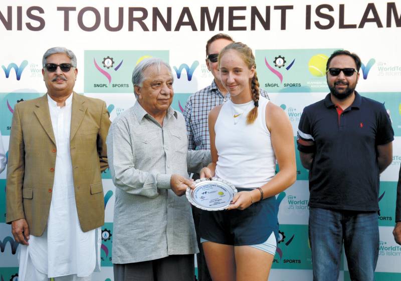 Huzaifa, Aysegul grab titles in Pak World Junior Tennis