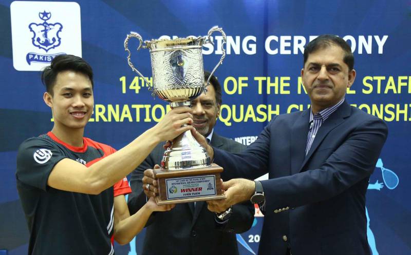 Malaysian Ivan wins 14th CNS Int’l Squash Championship