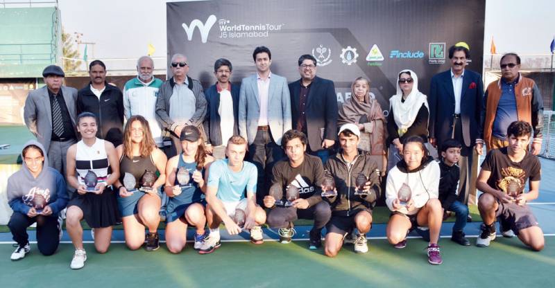 Shoaib, Mina grab Memorial ITF Pakistan Jr Tennis titles