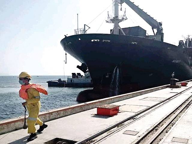 First cargo ship carrying wheat, urea reaches Gwadar 