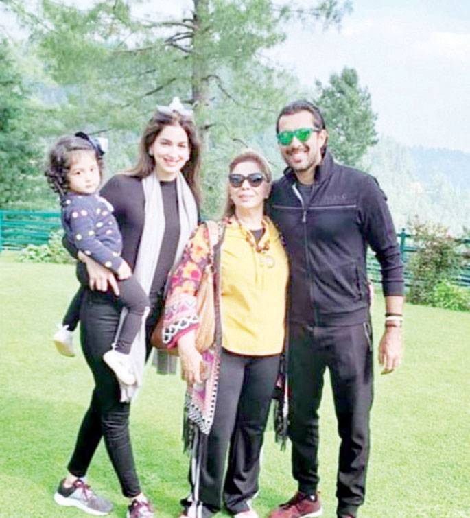 Tennis player, Aisam ul Haq spotted on a family vacation